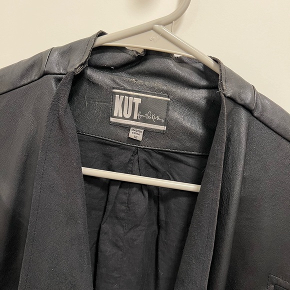 Kut from the Kloth Black Jacket SZ MED - Picture 2 of 5